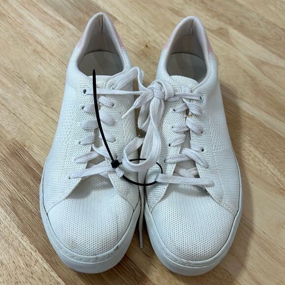 Greats Royale‎ Knit Sneaker Size 9 White and Pink - Picture 1 of 7